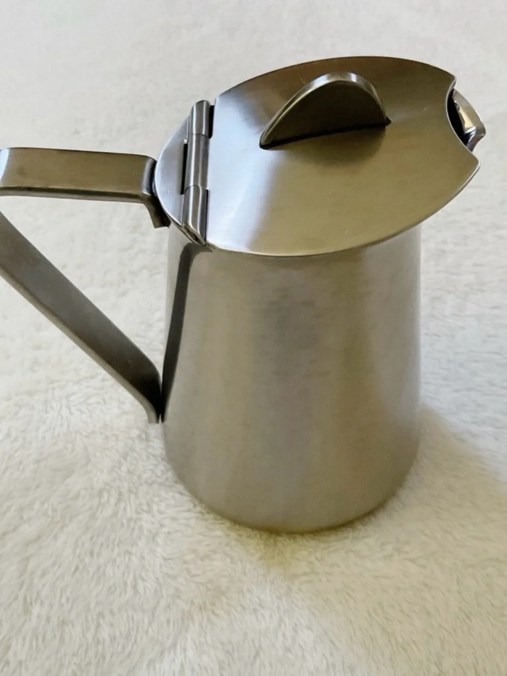 Vintage Alessi 4071 Creamer Pitcher 18/8 Stainless Steel Italy Modernist